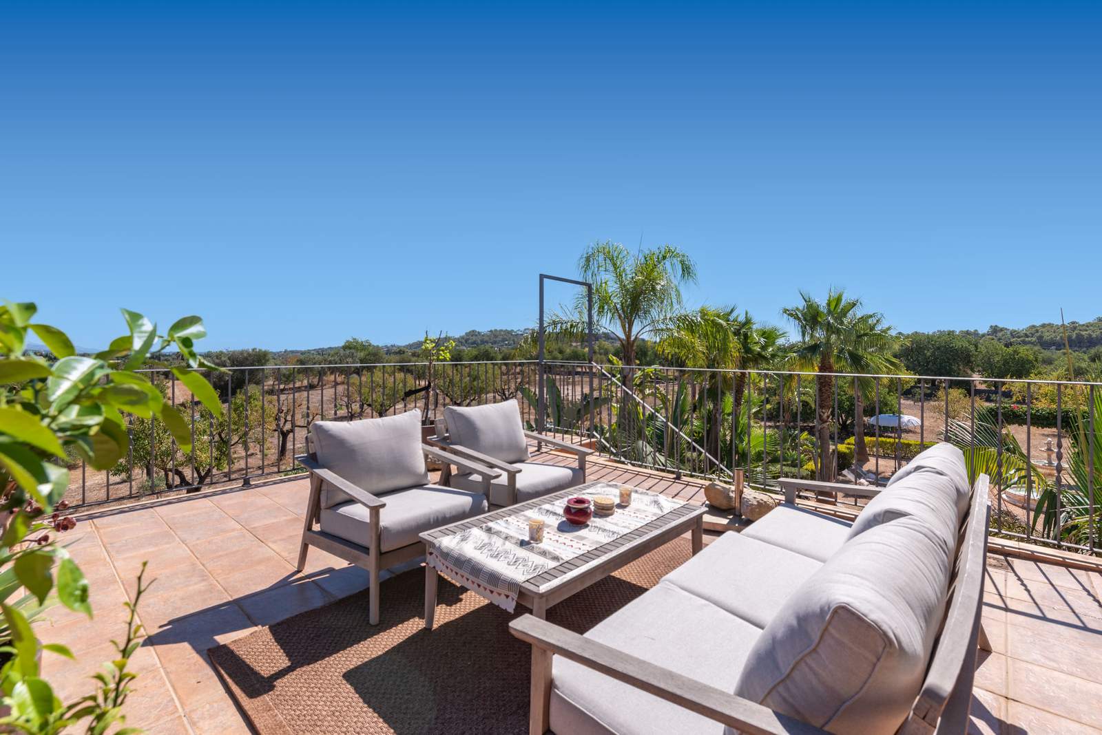 Dachterrasse mit Lounge